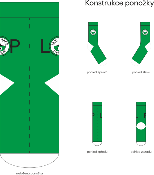 Ponožky Rapid Liberec