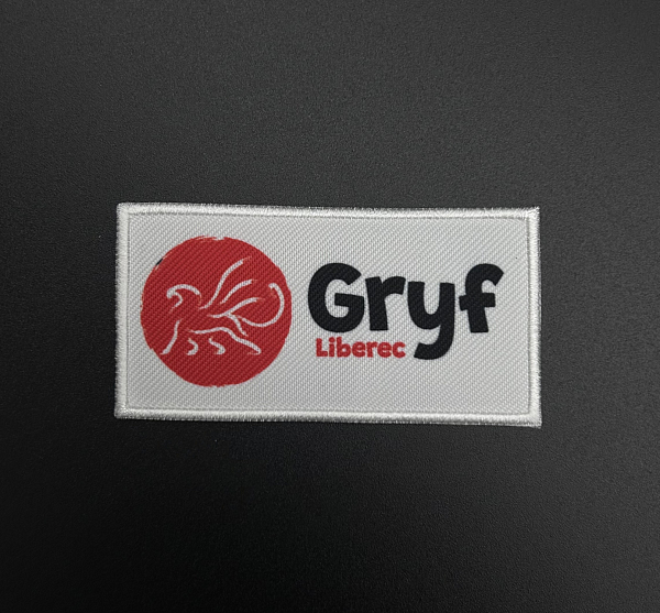 Nášivka Gryf - bílá