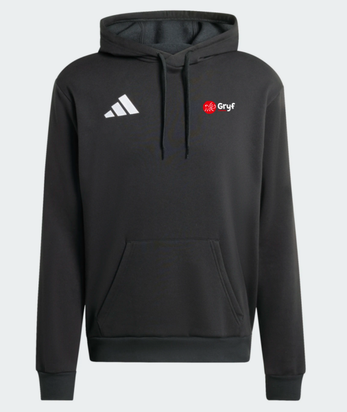 Pánská mikina Adidas Entrada 26 - kapuce s potiskem Gryf