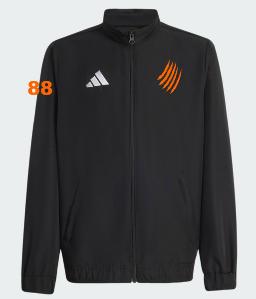 Dětská mikina Adidas - dlouhý zip s potiskem FBC Panthers Liberec