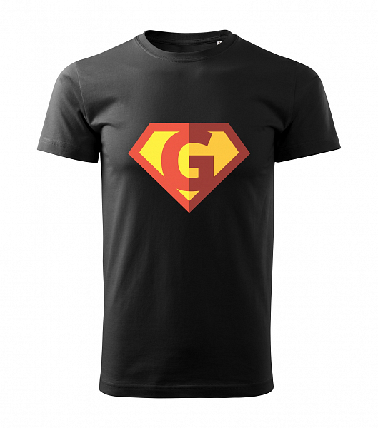 Dětské doplňkové tričko - bavlněné s potiskem SuperGryf