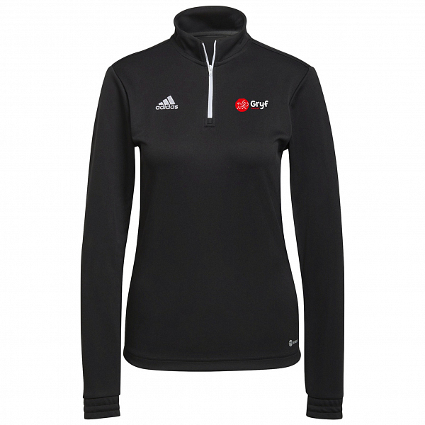 Dámská mikina Adidas - krátký zip s potiskem Gryf