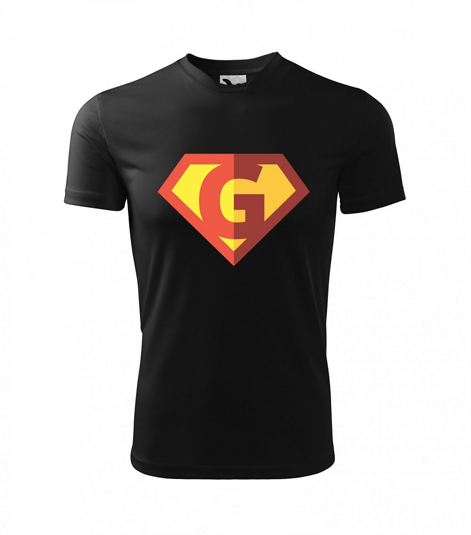 Dětské doplňkové tričko - funkční s potiskem SuperGryf