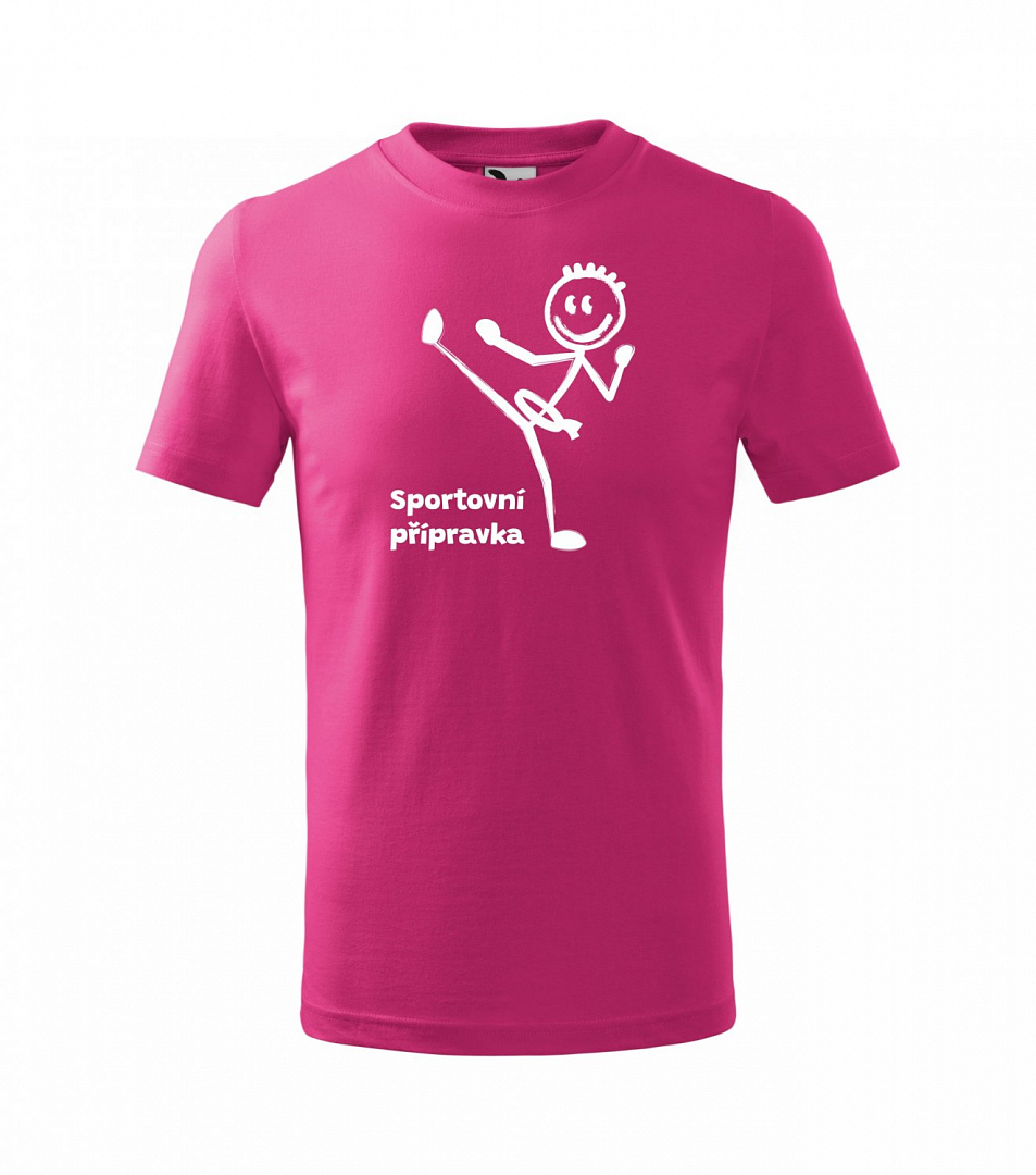 Dívčí tričko pro sportovní přípravku - bavlněné s potiskem Doodle Gryf